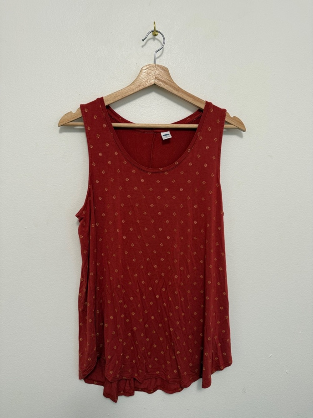 Old Navy Luxe Rust Print Tank